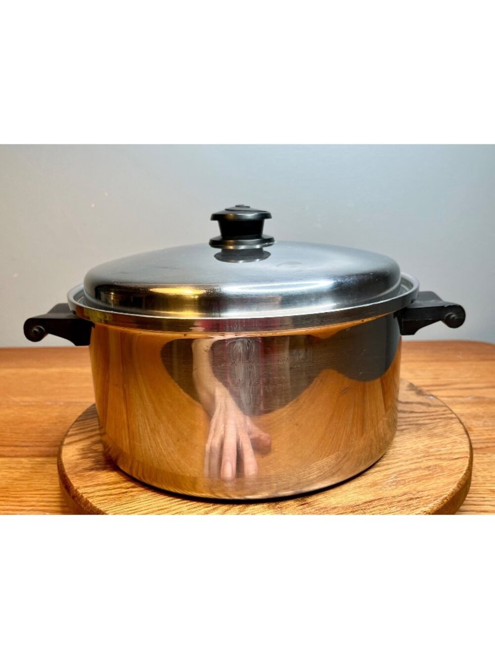 6.5 QT Saladmaster Stainless Steel Stockpot Dutch Oven with Vapo Lid Induction C